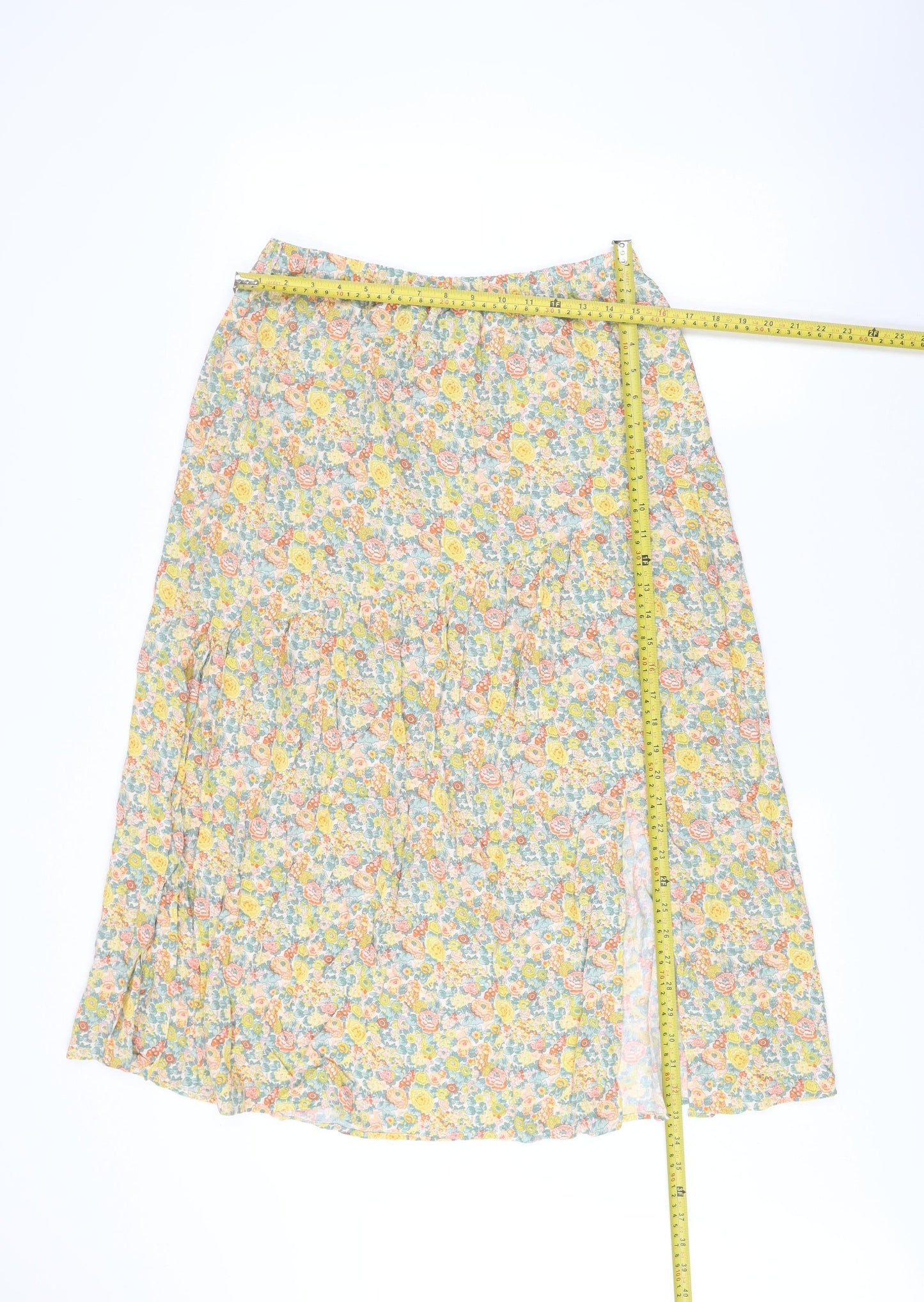 Marks and Spencer Womens Multicoloured Floral A-Line Skirt Size 12