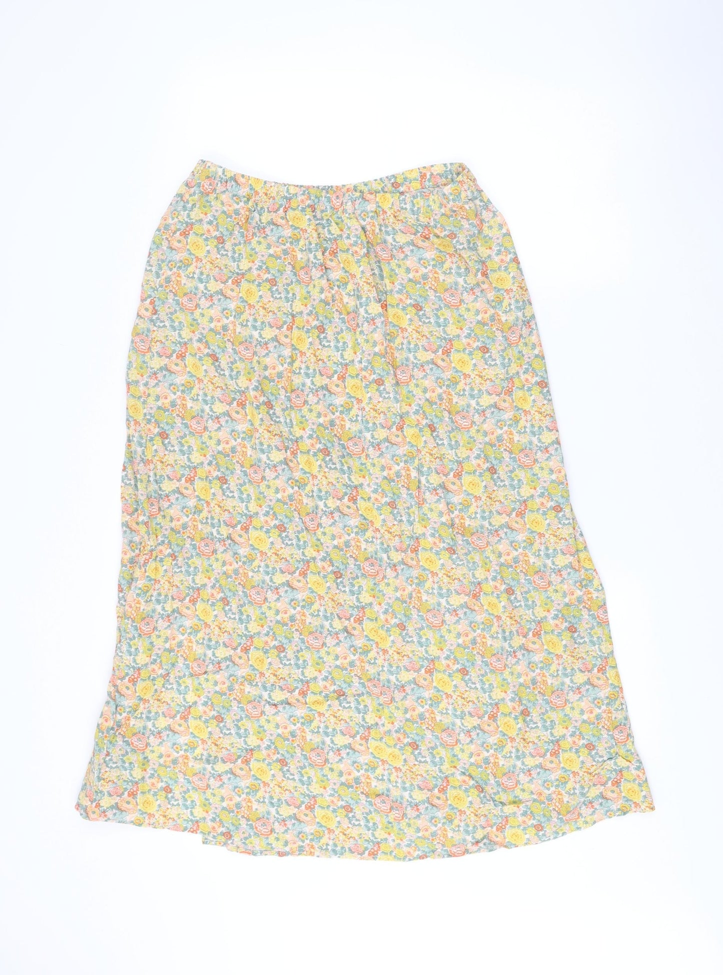Marks and Spencer Womens Multicoloured Floral A-Line Skirt Size 12