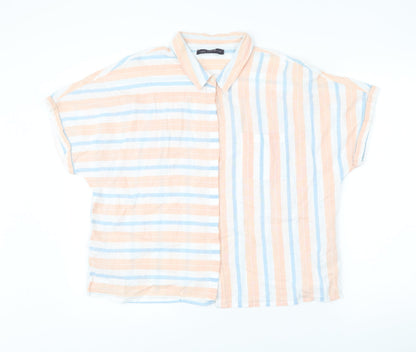 Womens UK Size 16 Marks and Spencer Multicoloured Basic Button-Up