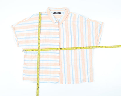 Womens UK Size 16 Marks and Spencer Multicoloured Basic Button-Up