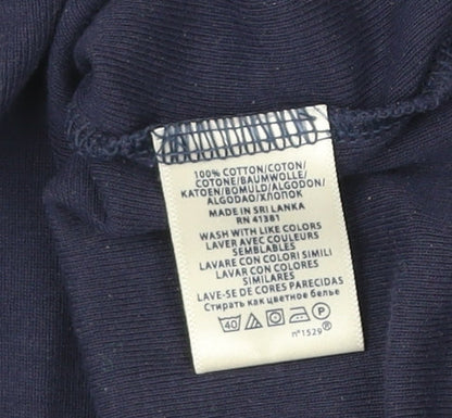 Polo Ralph Lauren Men's Blue L Classic Fit Cotton T-Shirt