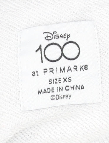 Disney Primark Womens Grey XS Sweatshirt Mickey & Friends Pullover