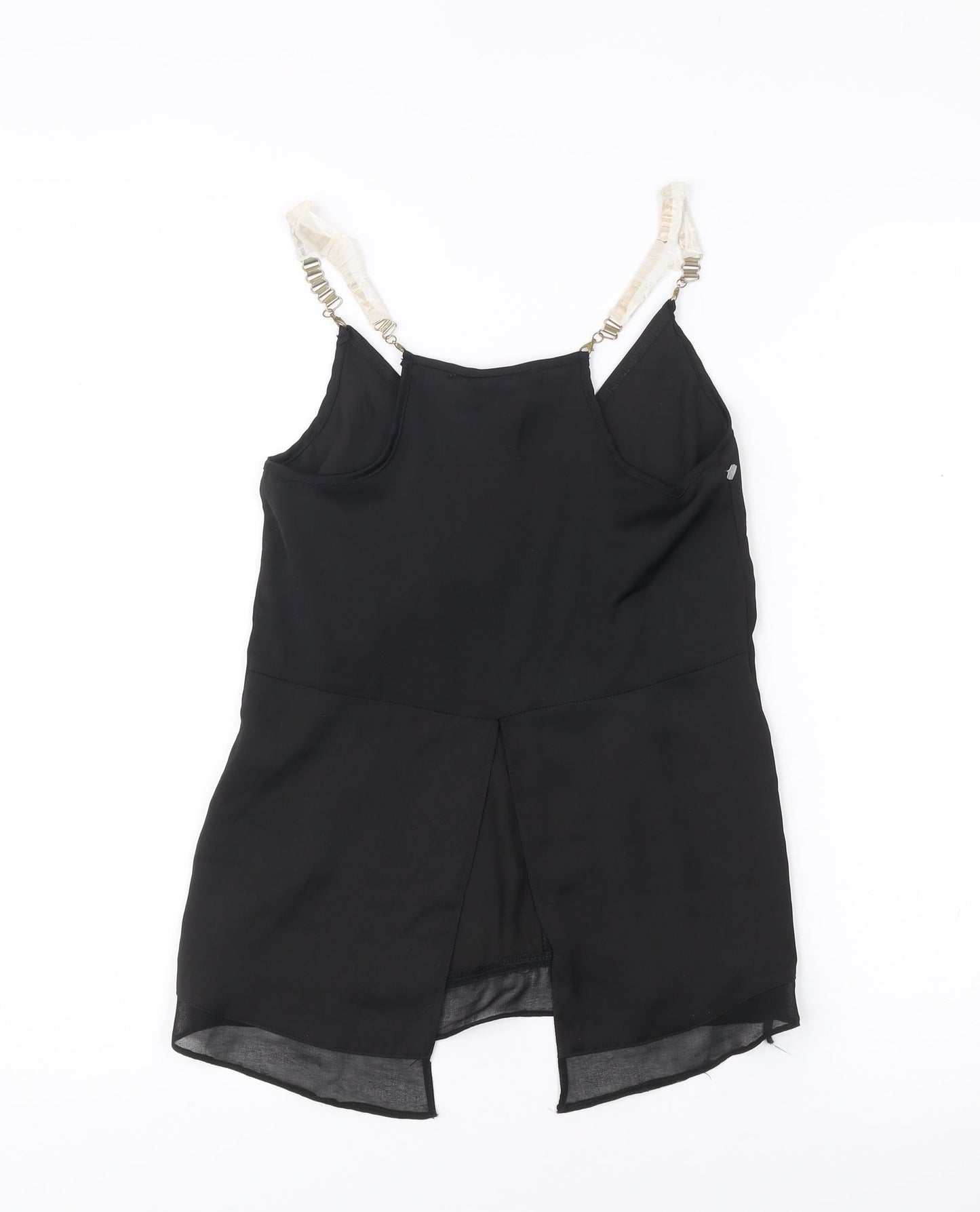 Womens UK Size 4 Lipsy London Black Camisole Tank