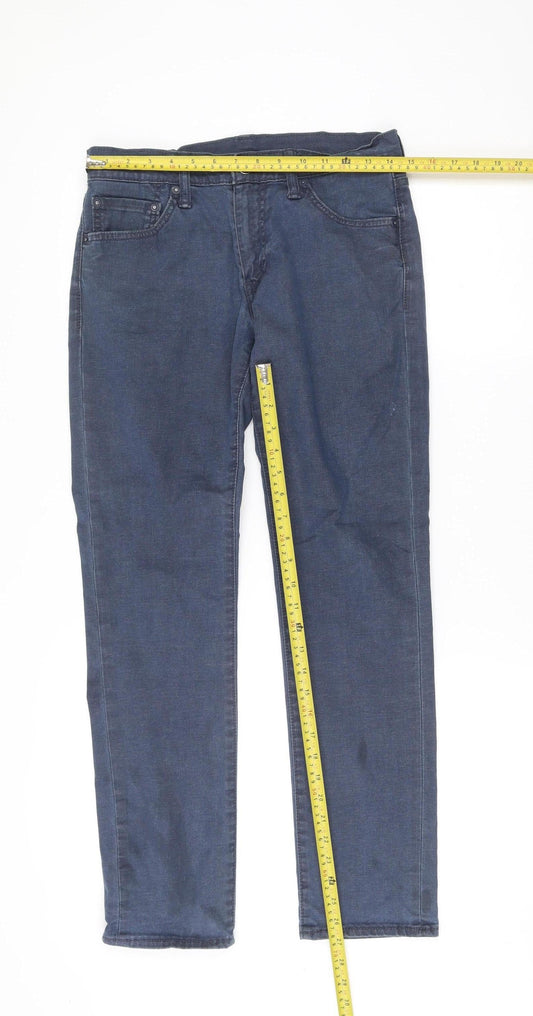 Levi's Men's Blue Straight Leg Stretch Jeans W30 L32