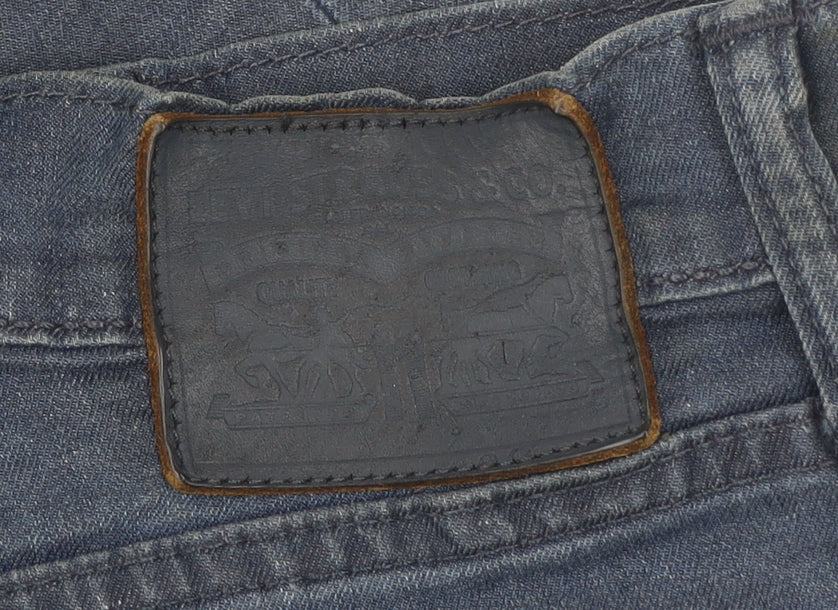 Levi's Men's Blue Straight Leg Stretch Jeans W30 L32