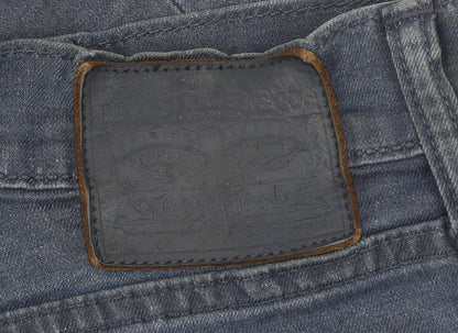 Levi's Men's Blue Straight Leg Stretch Jeans W30 L32