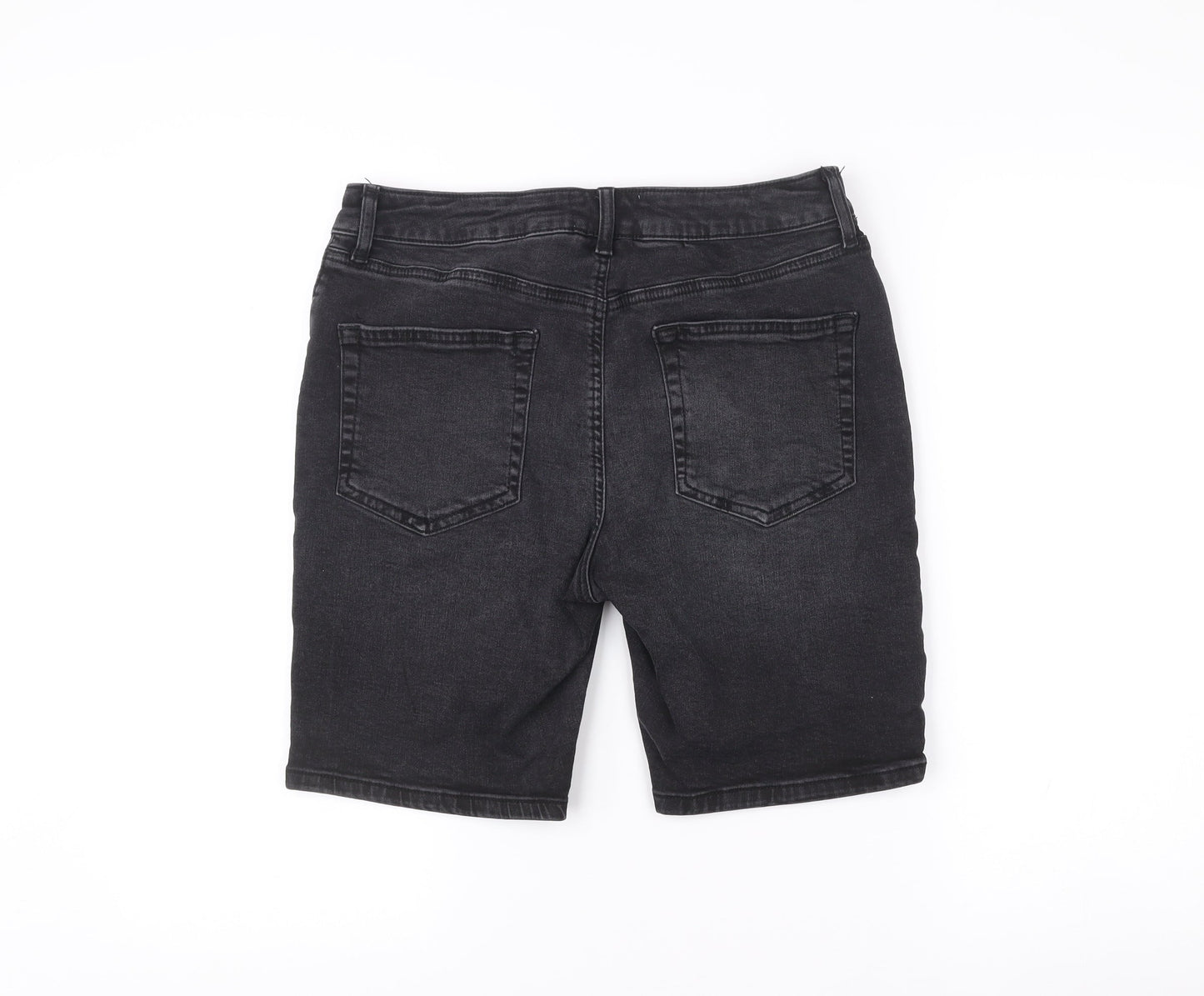 ASOS DESIGN Men’s Black Slim Denim Shorts Size 32 W32