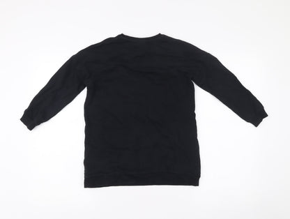 George Girls Friends Black Long Sleeve T-Shirt 5-6 Years Graphic Pullover