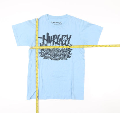 Mens UK Size S Hurley Blue  T-Shirt