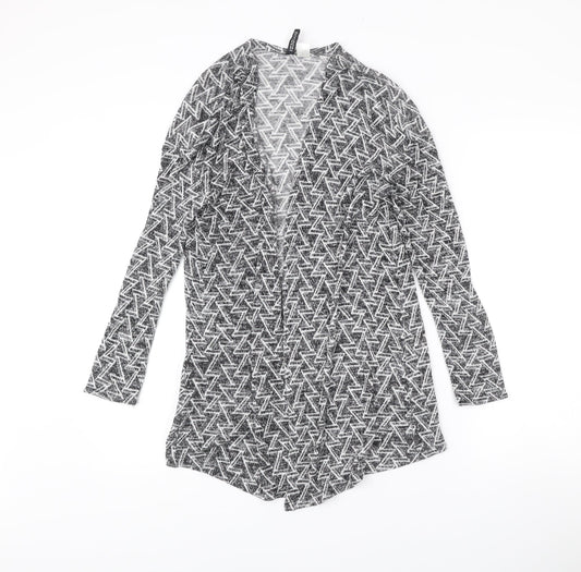 Womens UK Size XS Divided Grey Cardigan Jumper