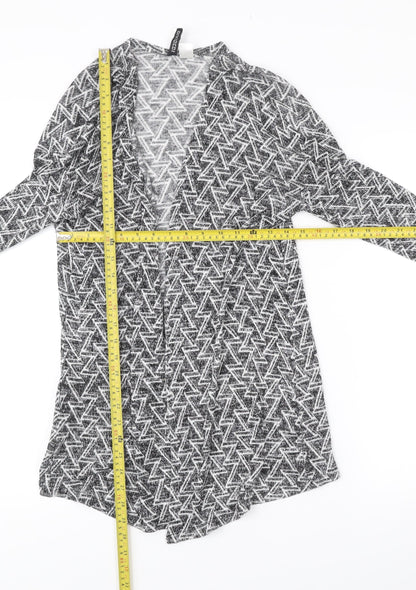 Womens UK Size XS Divided Grey Cardigan Jumper