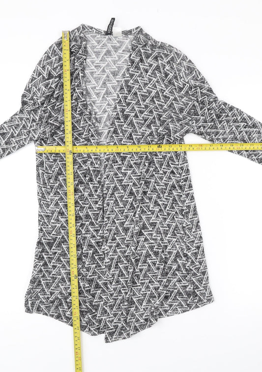 Womens UK Size XS Divided Grey Cardigan Jumper