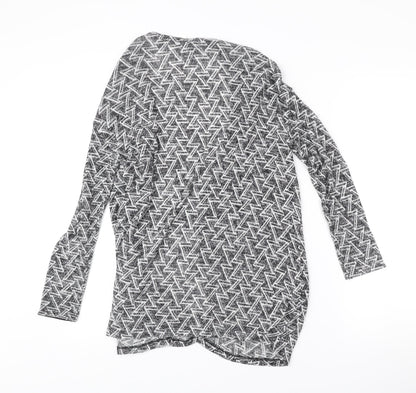 Womens UK Size XS Divided Grey Cardigan Jumper