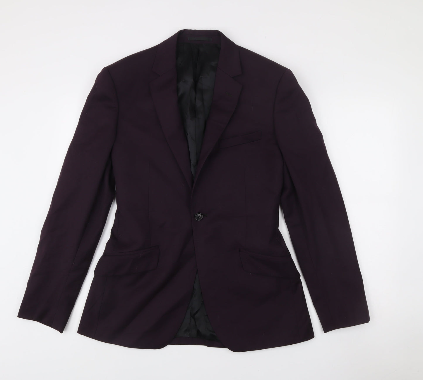 Mens UK Size 40 Reiss Regular Purple Suit Jacket