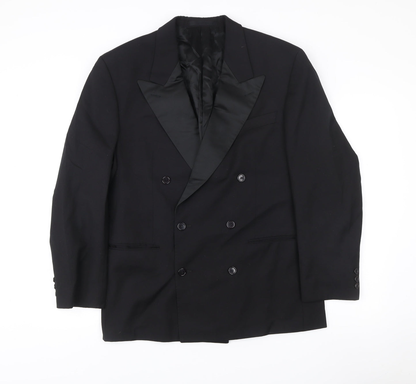 Mens UK Size 40 Marks and Spencer Regular Black Suit Jacket