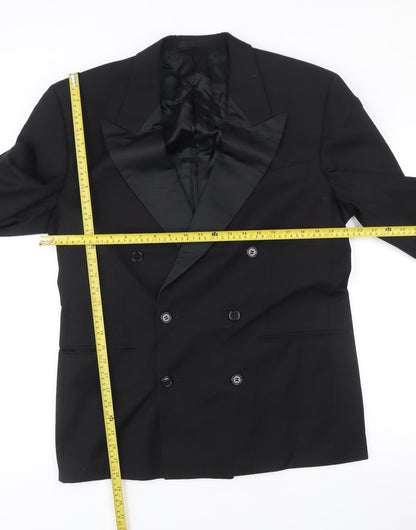 Mens UK Size 40 Marks and Spencer Regular Black Suit Jacket
