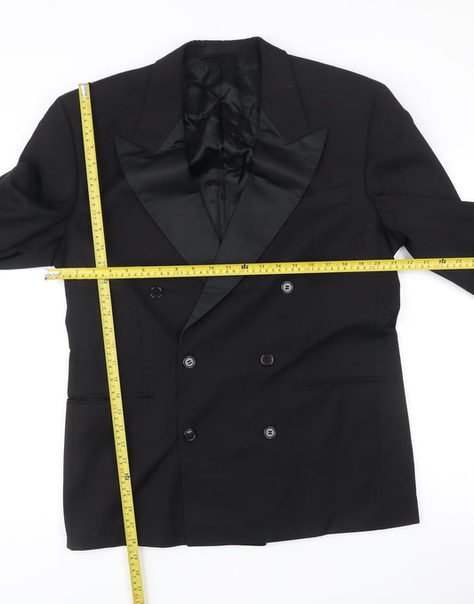 Mens UK Size 40 Marks and Spencer Regular Black Suit Jacket