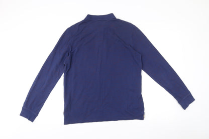 U.S. Polo Assn. Men's Blue Long Sleeve Polo Shirt Size M