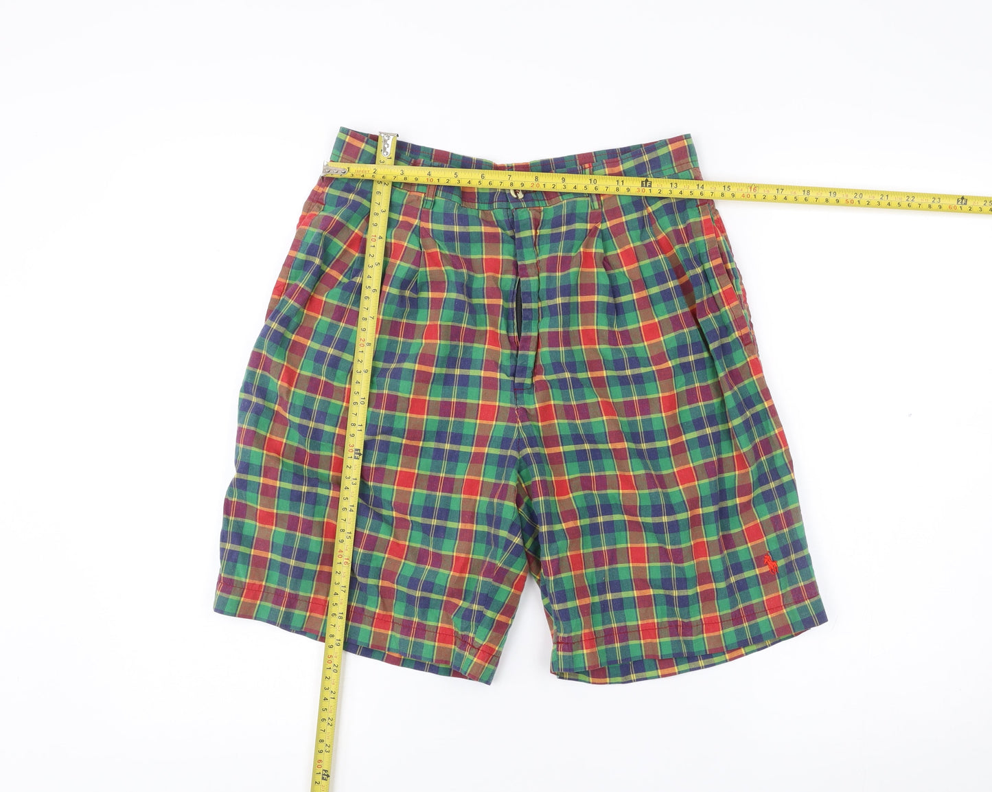 Ralph Lauren Men’s Multicoloured Check 30 Chino Shorts Cotton