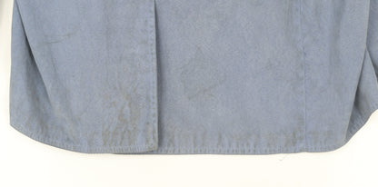 Cloud Nine Womens Blue Small Trench Coat Belted Buttoned Long Polyester