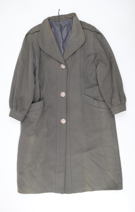 Mens UK Size 40 Marks and Spencer Grey Overcoat