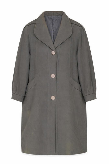 Marks & Spencer Men’s Grey Wool Overcoat Size 40 Classic