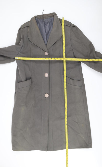 Mens UK Size 40 Marks and Spencer Grey Overcoat