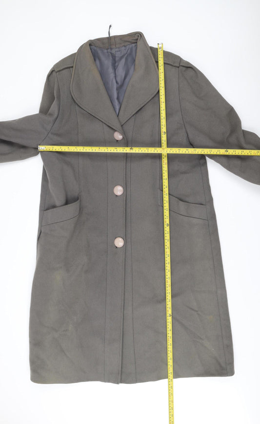 Mens UK Size 40 Marks and Spencer Grey Overcoat