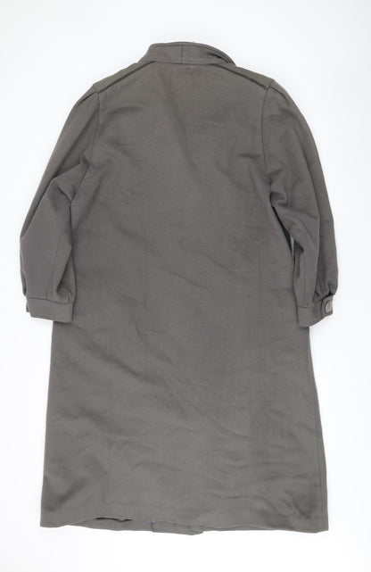 Mens UK Size 40 Marks and Spencer Grey Overcoat