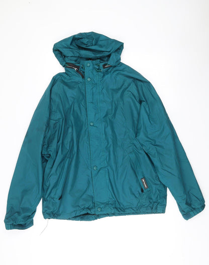 Mens UK Size S Helly Hansen Green Rain Coat