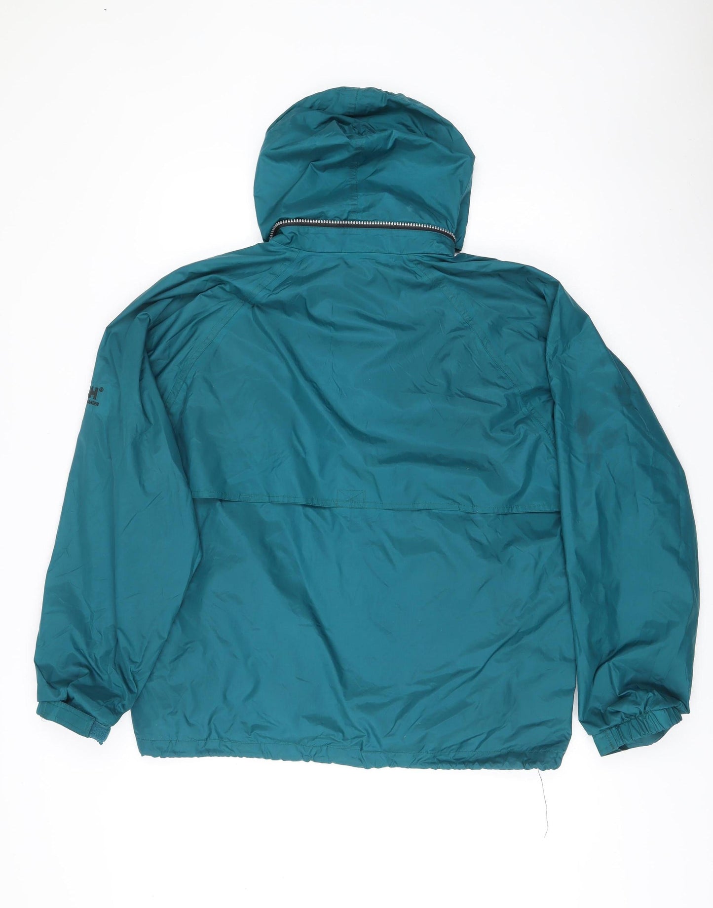 Mens UK Size S Helly Hansen Green Rain Coat