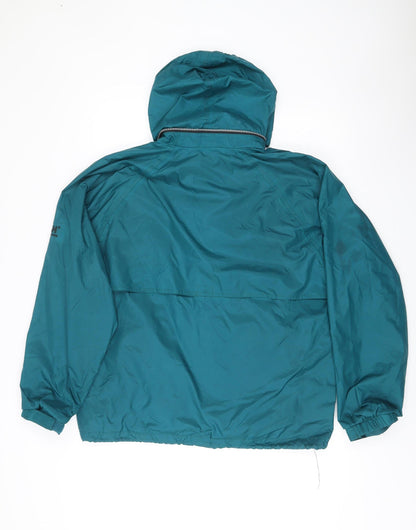 Mens UK Size S Helly Hansen Green Rain Coat