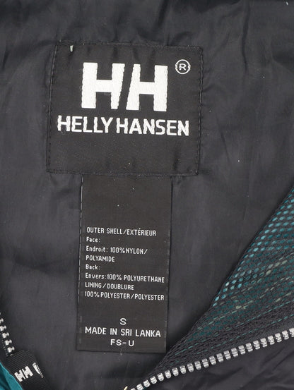 Mens UK Size S Helly Hansen Green Rain Coat