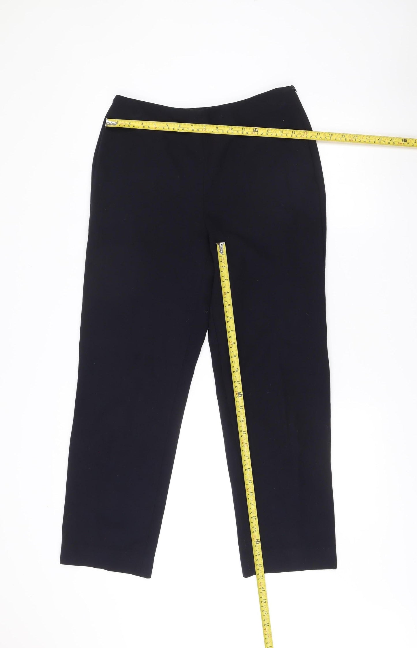 Womens UK Size 12 Marks and Spencer Slim Fit Leggings Blue Trousers