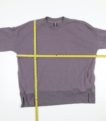 Kirkland Signature Unisex Purple XL Pullover Sweatshirt Fleece Crew Neck