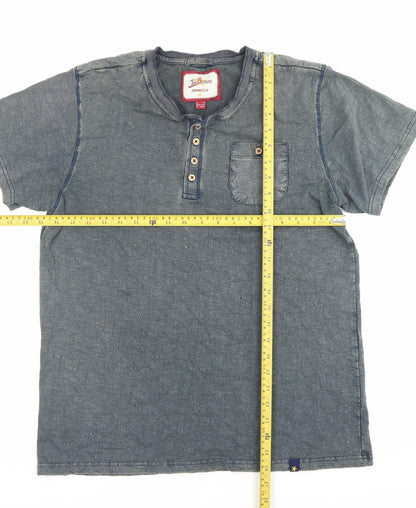 Joe Browns Men’s Blue Henley Short Sleeve Cotton T-Shirt M