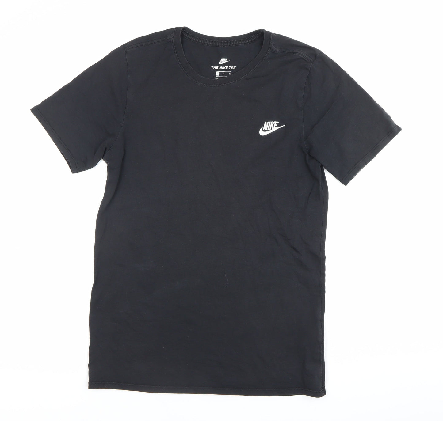 Nike Men's Black Small Athletic Fit Logo T-Shirt
