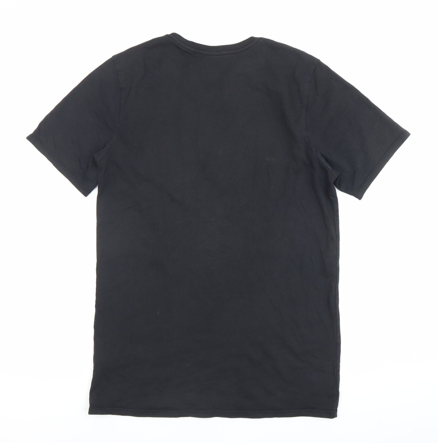 Nike Men's Black Small Athletic Fit Logo T-Shirt