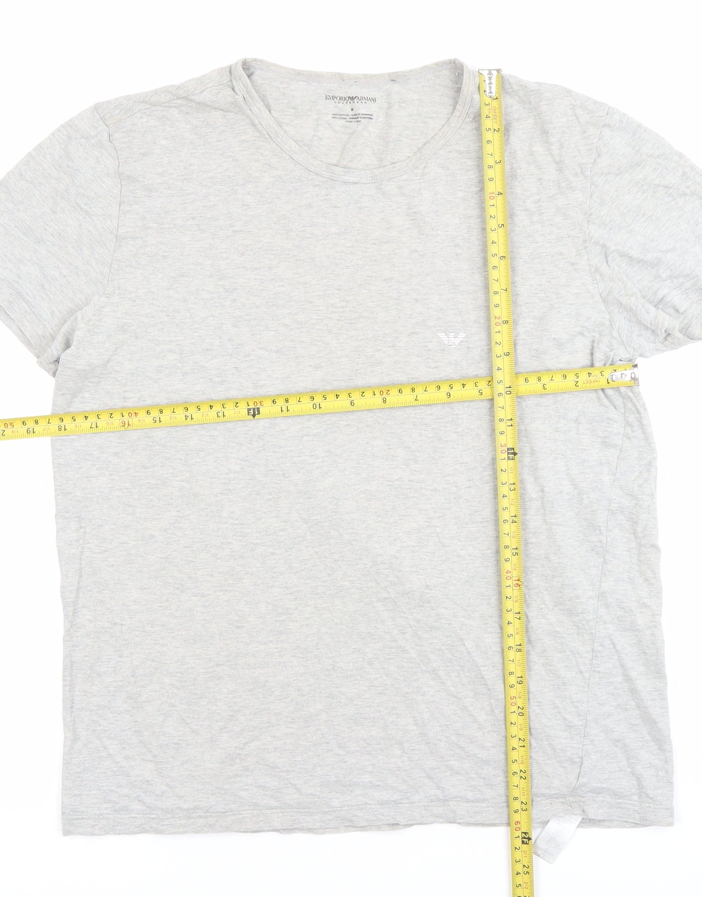 Mens UK Size M Emporio Armani Grey  T-Shirt
