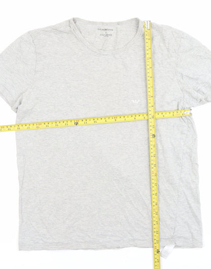 Mens UK Size M Emporio Armani Grey  T-Shirt