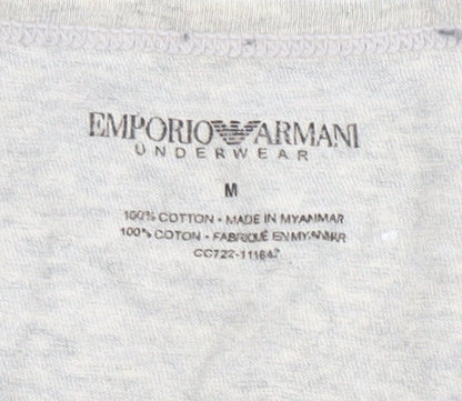 Mens UK Size M Emporio Armani Grey  T-Shirt