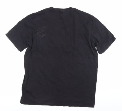 Mens UK Size L Champion Black  T-Shirt