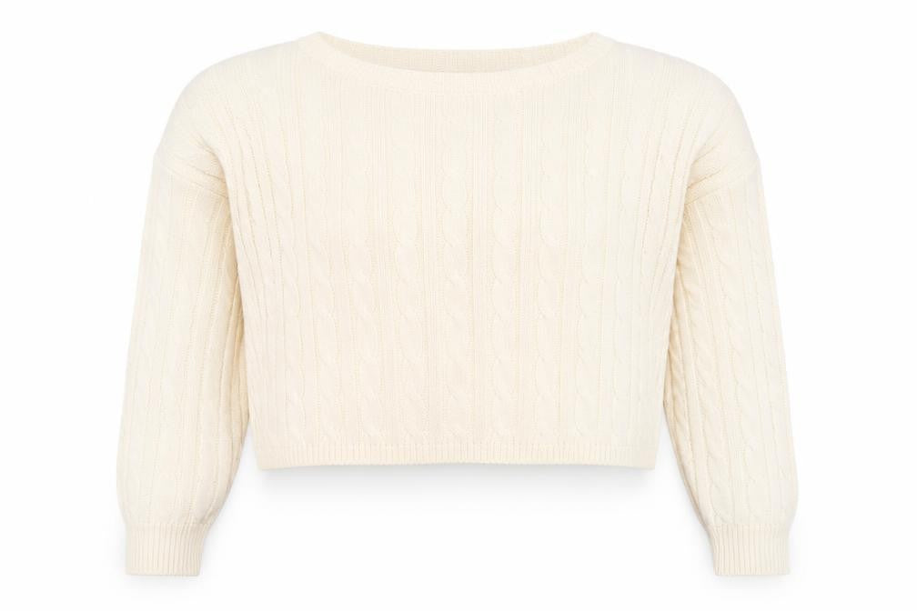 Womens UK Size S PRETTYLITTLETHING Ivory Pullover Jumper