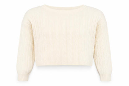 Womens UK Size S PRETTYLITTLETHING Ivory Pullover Jumper
