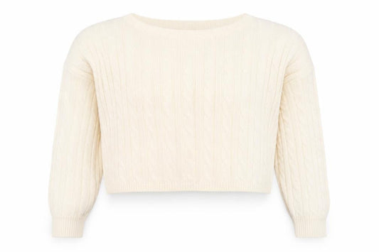 Womens UK Size S PRETTYLITTLETHING Ivory Pullover Jumper