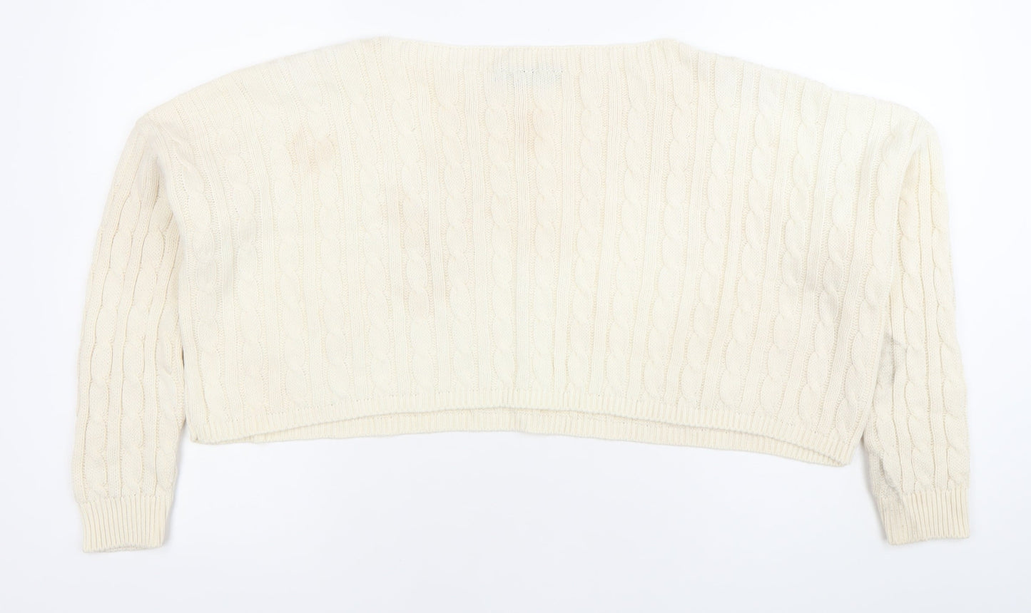 Womens UK Size S PRETTYLITTLETHING Ivory Pullover Jumper