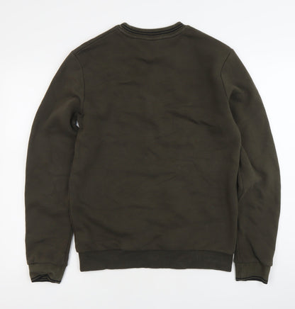 Mens UK Size S NEXT Green Pullover Sweatshirt