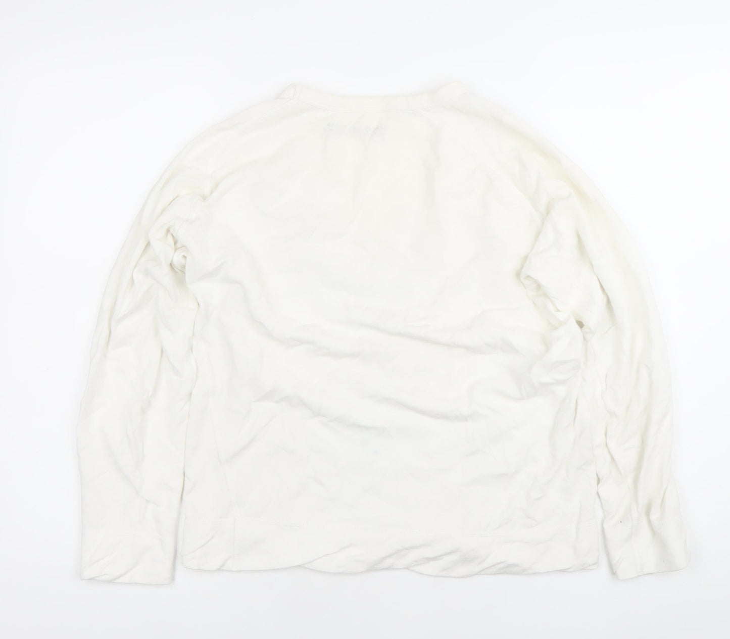 Golden Goose Deluxe Brand Women White XS Pullover Sweatshirt Logo Print