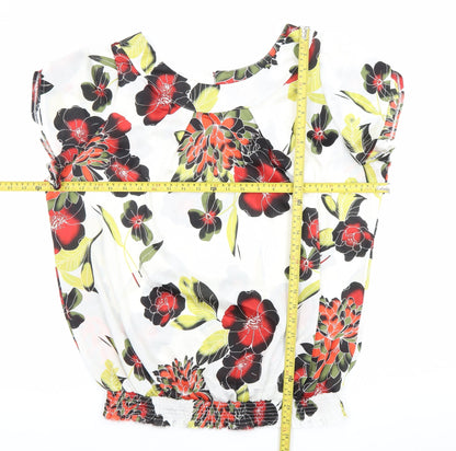 BM Collection Women’s Multicoloured Floral Blouse Size 18