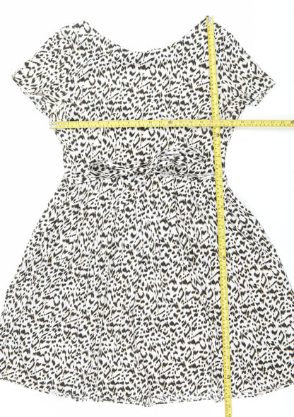 Yours Clothing Women’s Size 16 Animal Print V-Neck Shift Dress